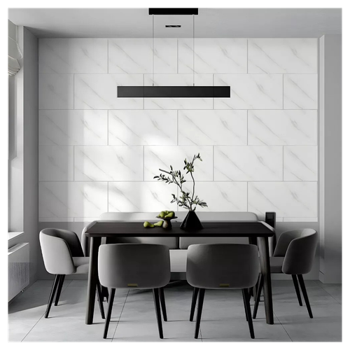 10x Marble Tiles Sticker Self-Adhesive Stick On Kitchen Home Wall Bathroom Decor