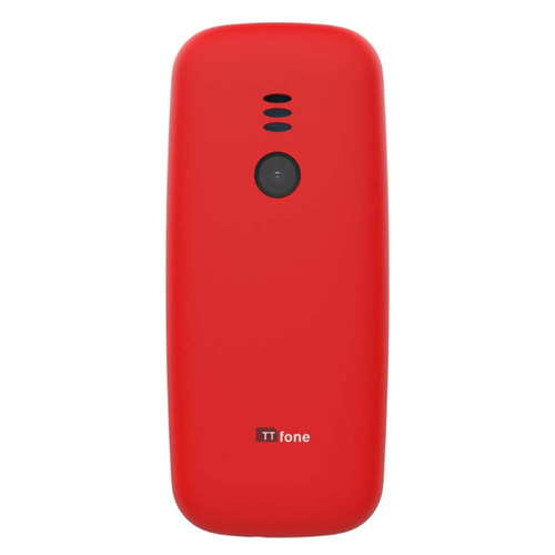 TTfone TT170 Red Dual SIM with Mains Charger, O2 Pay As You Go
