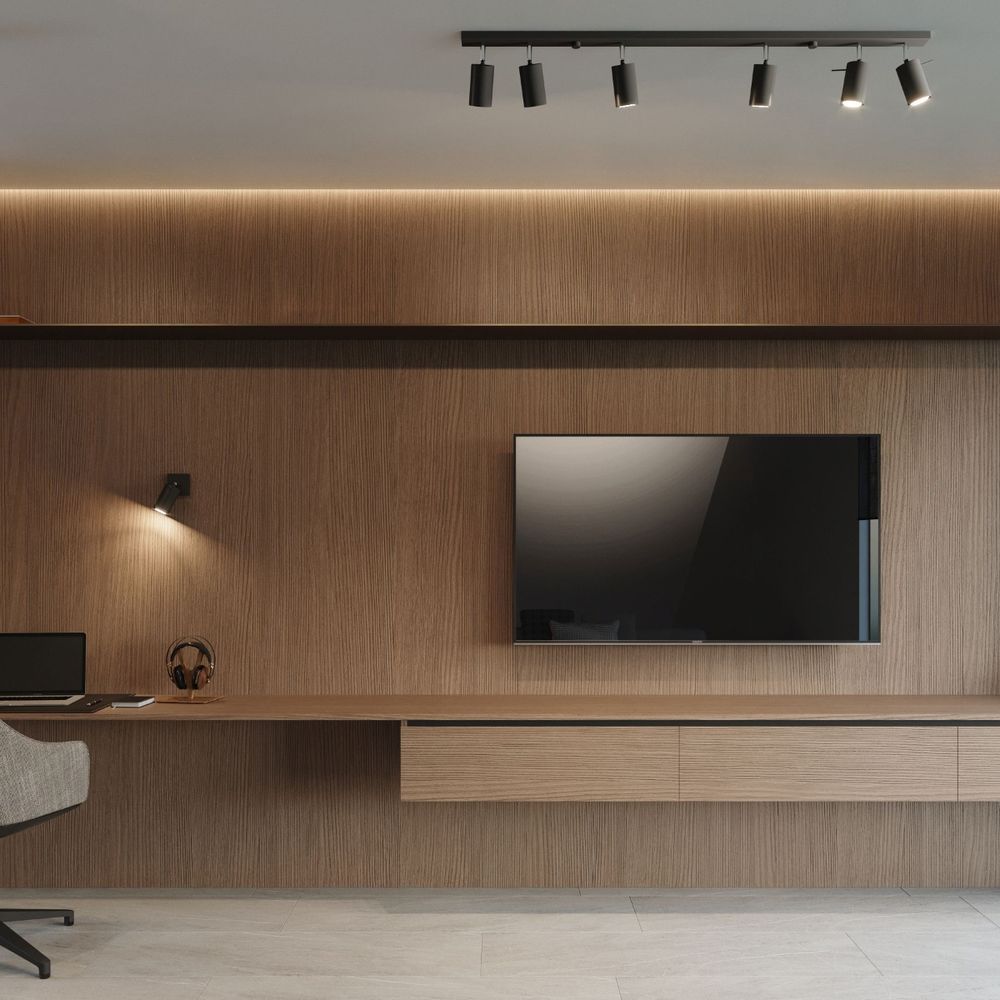 High-quality Steel Ring Ceiling Lamp - Modern Design, GU10 Bulbs