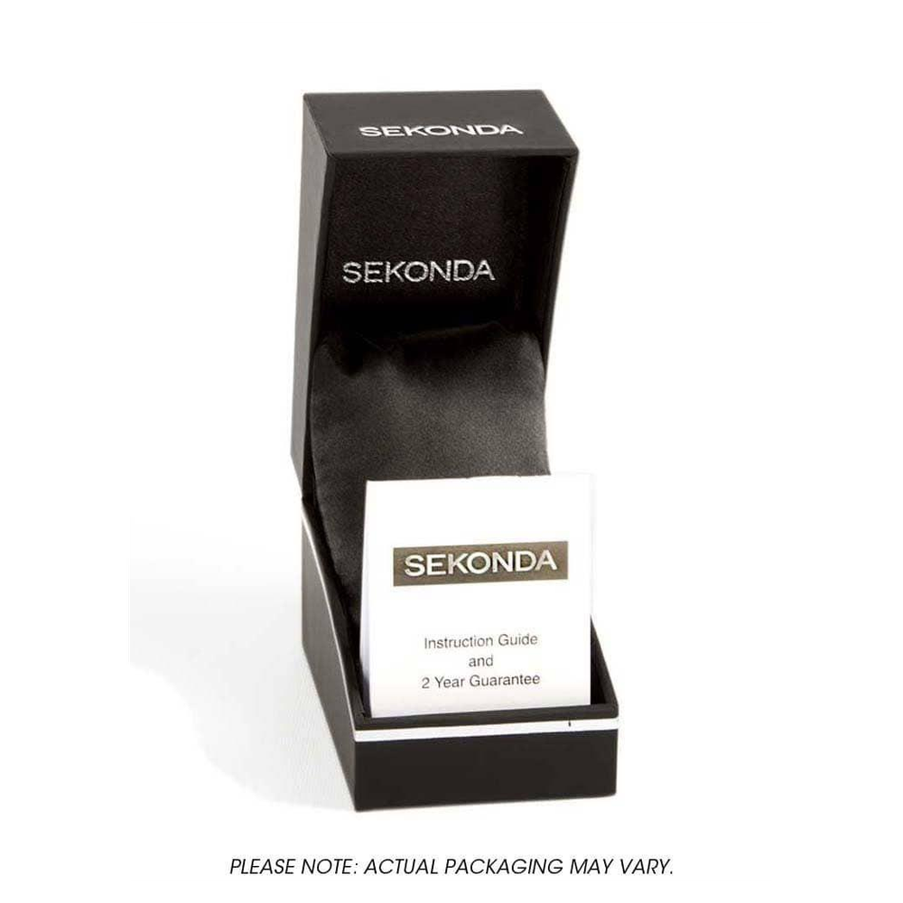 Sekonda Ladies White Dial Expandable Bracelet Watch 4133B