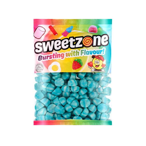 Jelly Blue Twist Kisses 1kg Bag Sweets