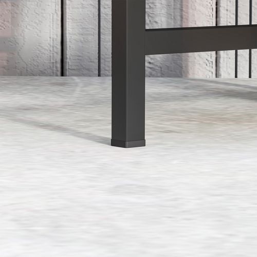 Outsunny 3 Tier Foldable Corner Plant Stand for Indoor Outdoor, Black