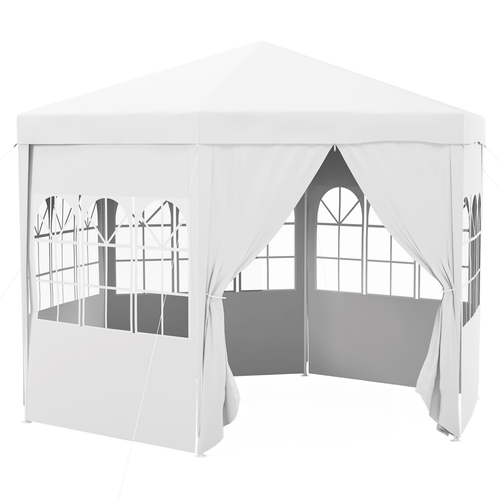 Outsunny 3.9m Outdoor Gazebo Canopy Party Tent with 6 Removable Side Walls