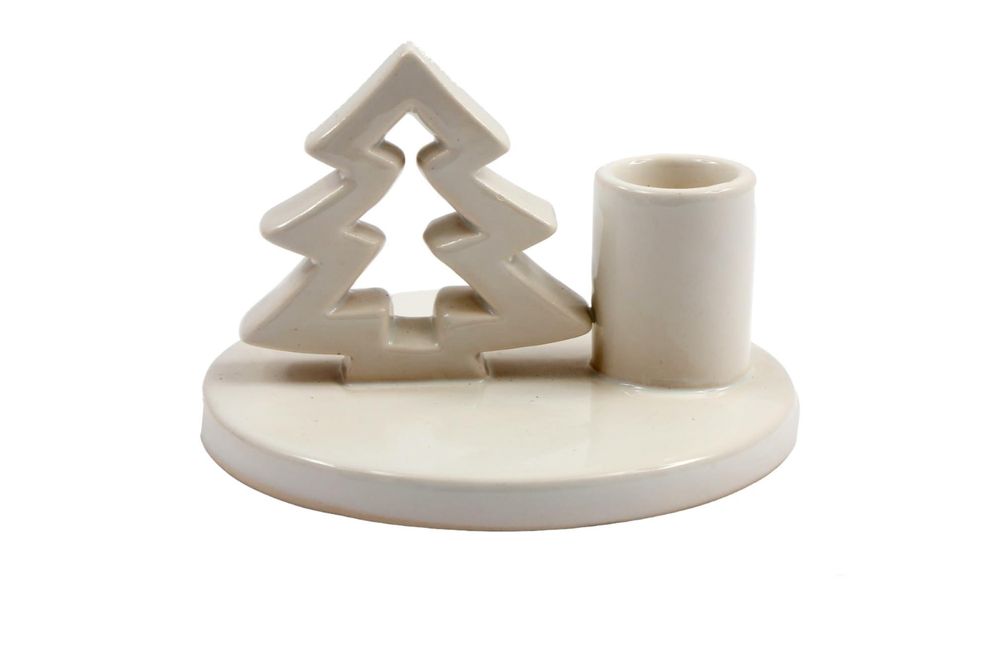 Exquisite Porcelain Dinner Candle Holders - Set of 3