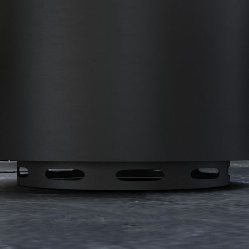 Outsunny 48.5cm Smokeless Wood Burning Firepit Metal Fire Pit, Black