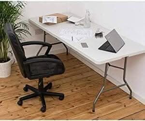 Heavy Duty 6ft White Folding Trestle Table