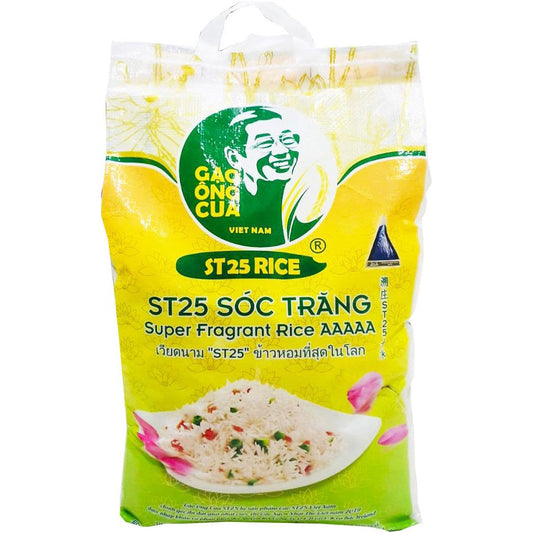 GAO ONG CUA ST25 Soc Trang Super Fragrant Rice 10kg