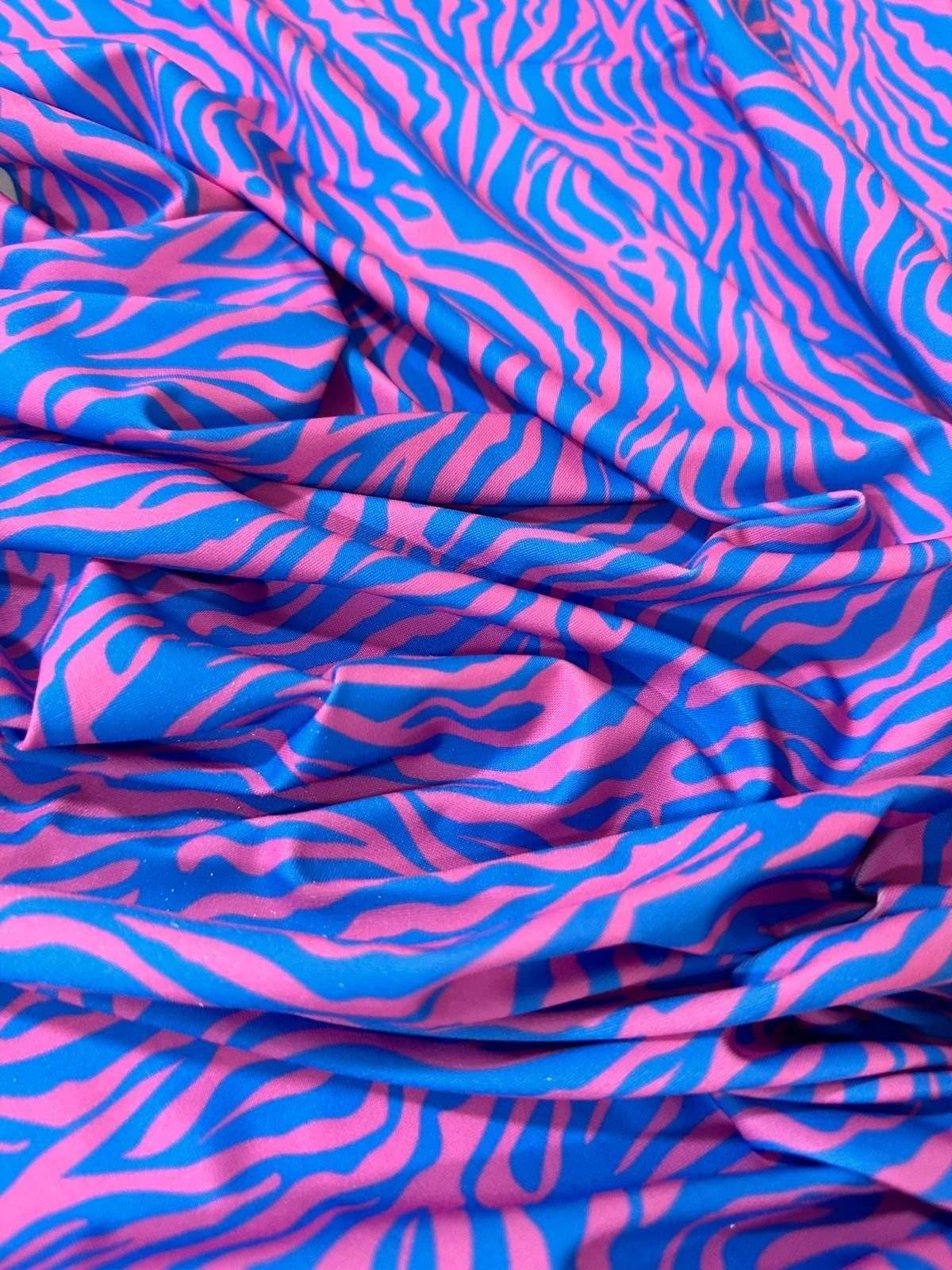 Zebra Pattern Fabric – Custom Printed Fabric, Choose Material by Metre