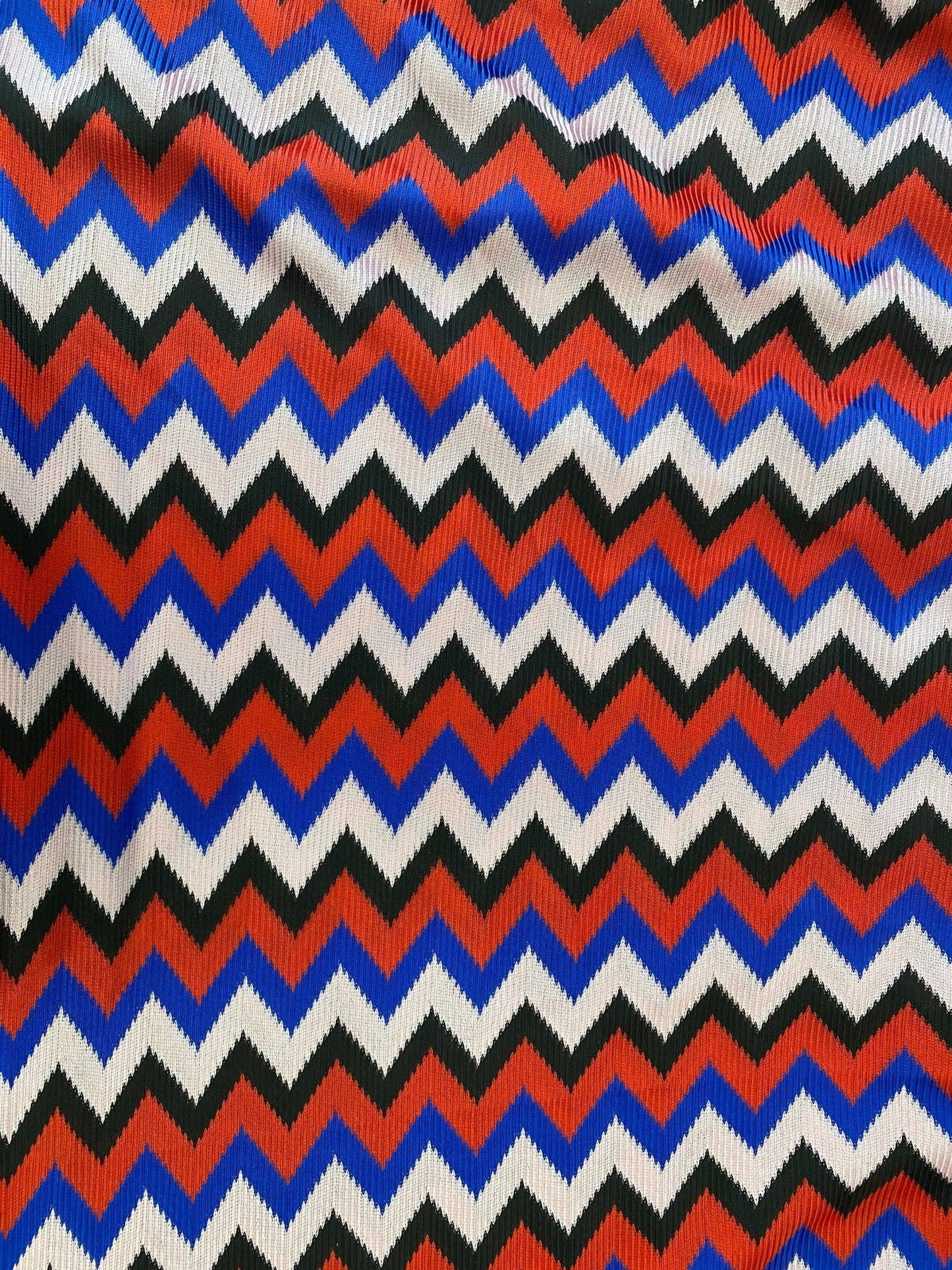 Luxury Zigzag Knit Jersey Fabric
