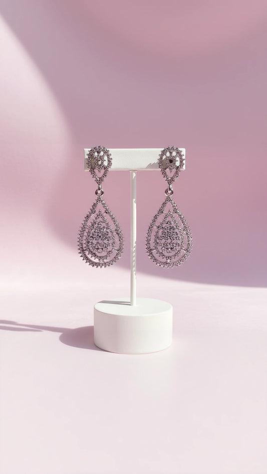 Teardrop Crystal Drop & Dangle Earrings