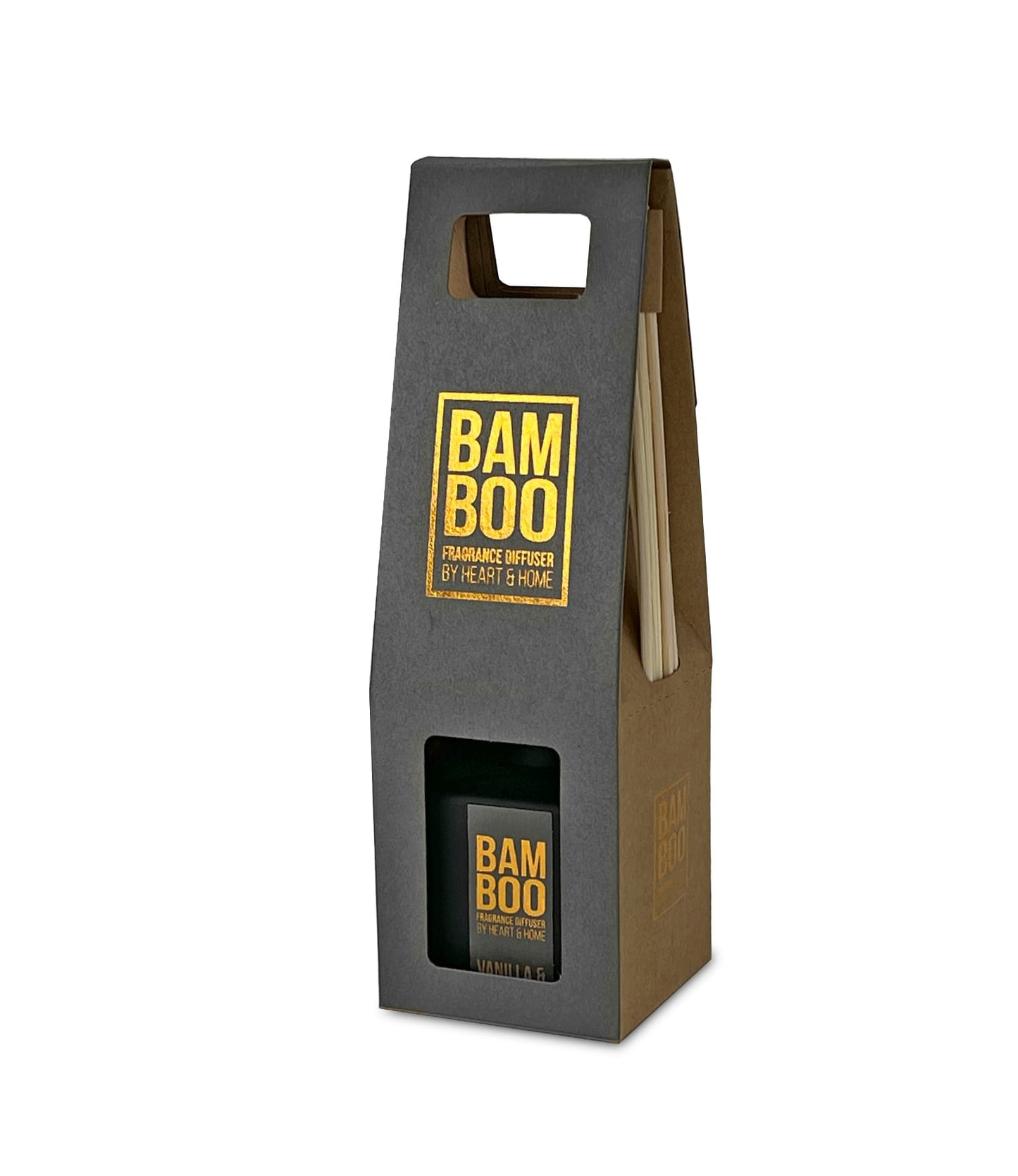 Vanilla & White Woods Fragrance Diffuser -70ml - Up to 12 Weeks of Fragrance