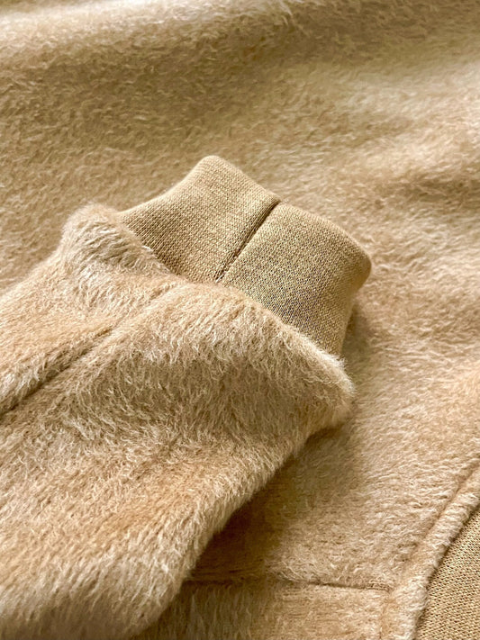 Fleece Lined Sweatshirt - Honey Yellow