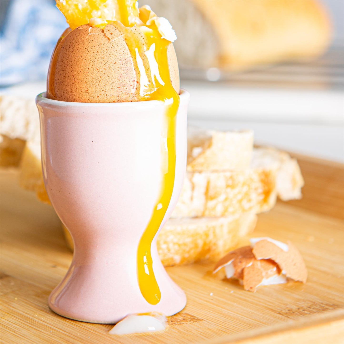 Coloured Stoneware Egg Cups - Pack of Two