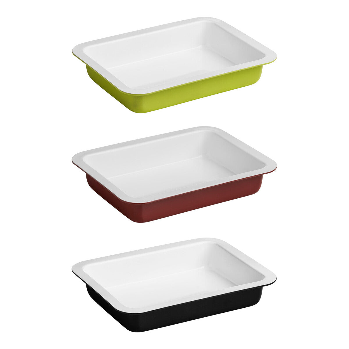 Ecocook Lime Green Rectangle Roasting Dish