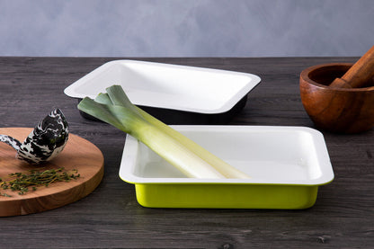 Ecocook Lime Green Rectangle Roasting Dish