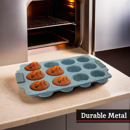 From Scratch Twelve Cup Marble Effect Muffin Tray