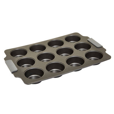 From Scratch Grey Twelve Cup Muffin Tray
