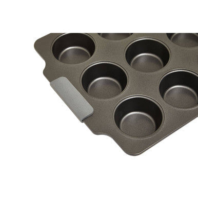 From Scratch Grey Twelve Cup Muffin Tray