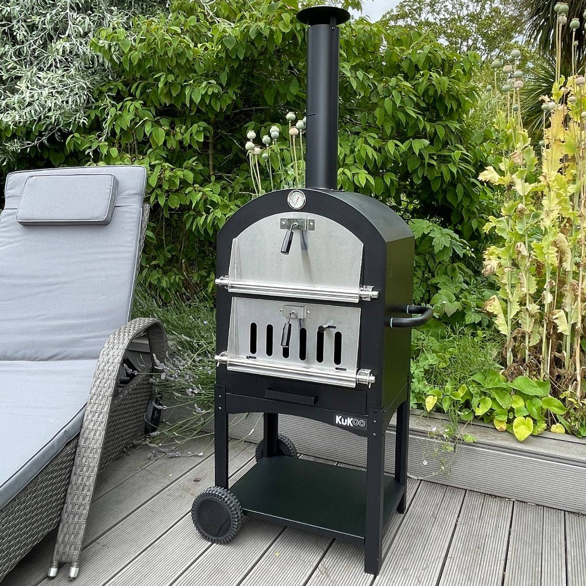 Express Garden Pizza Oven & Tool Set by Kukoo