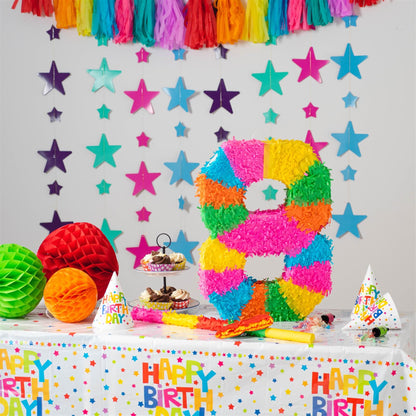 Large Number 8 Pinata Party Set