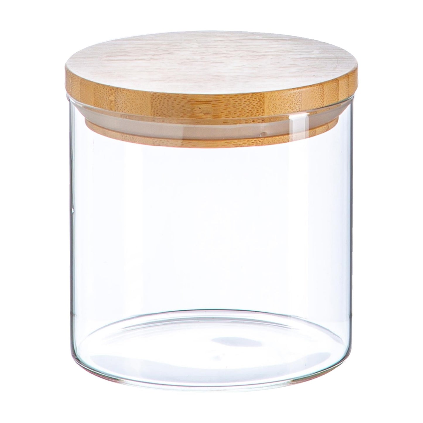 550ml Scandi Storage Jar with Wooden Lid