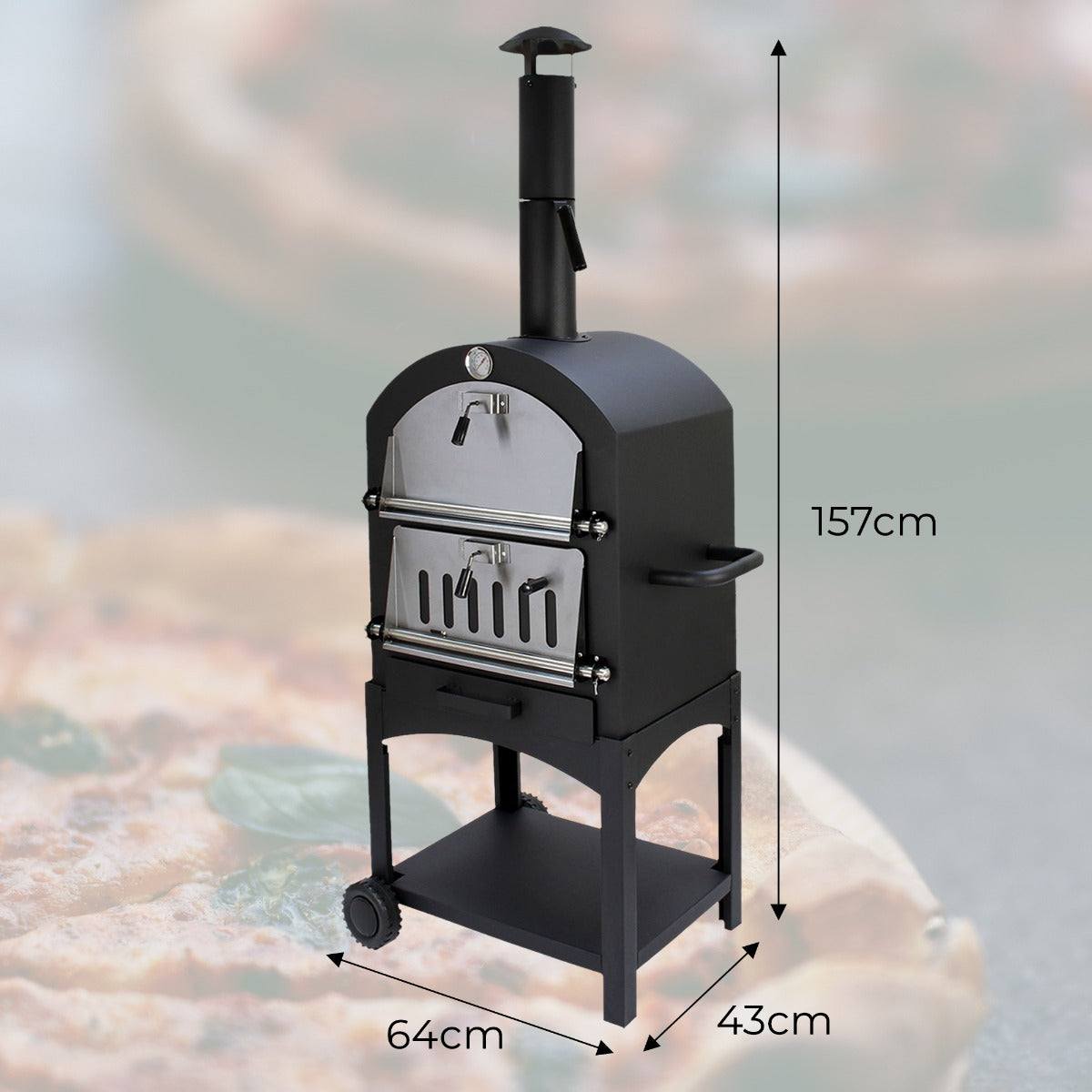 Express Garden Pizza Oven & Tool Set by Kukoo