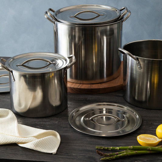 Crosse  Set Of 4 Stock Pots with Lids