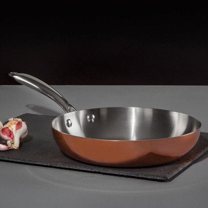 Minerva Copper Finish 24cm Frying Pan