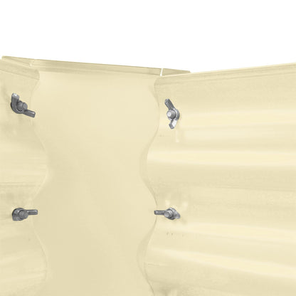 120cm x 60cm Rectangle Galvanised Steel Raised Garden Bed