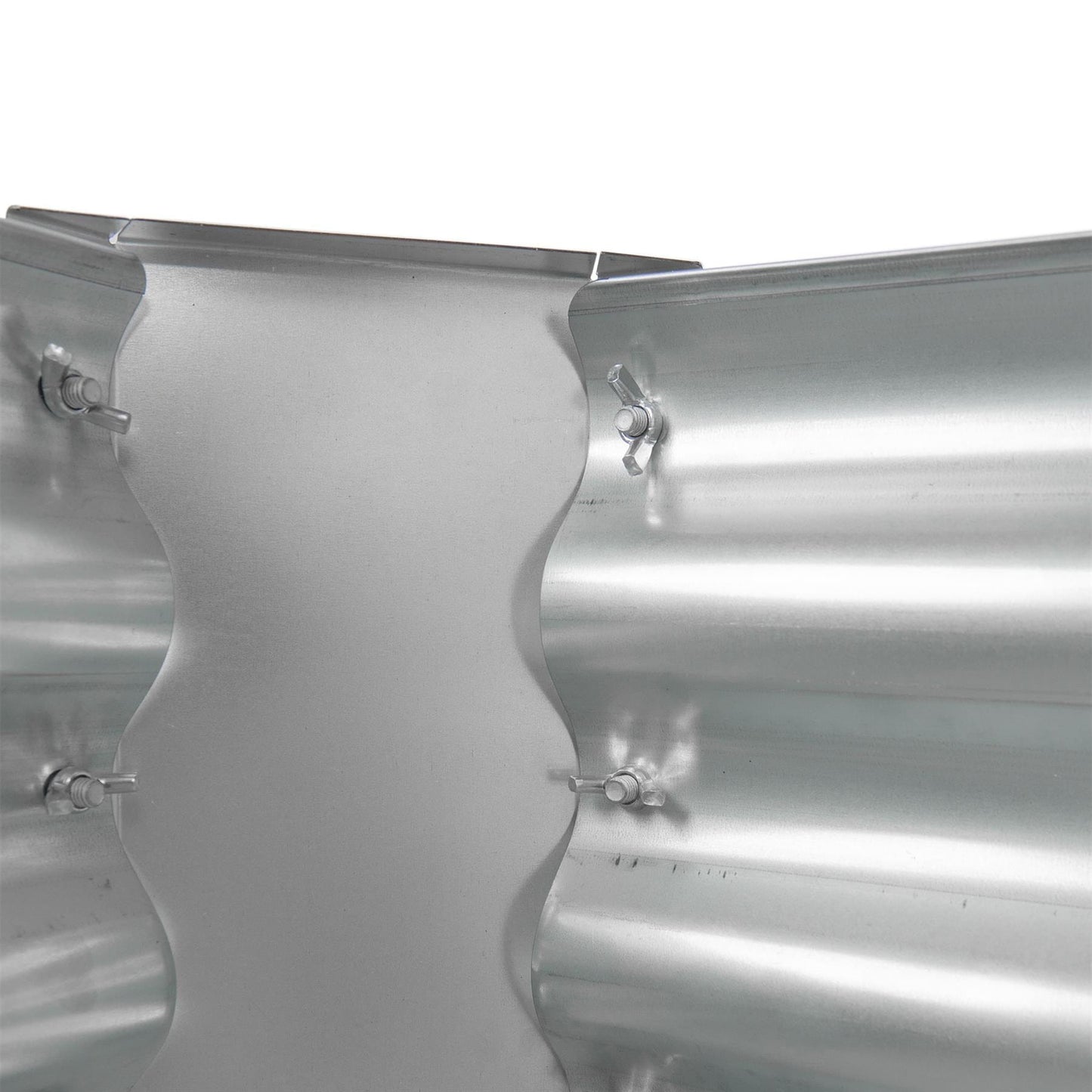 120cm x 60cm Rectangle Galvanised Steel Raised Garden Bed