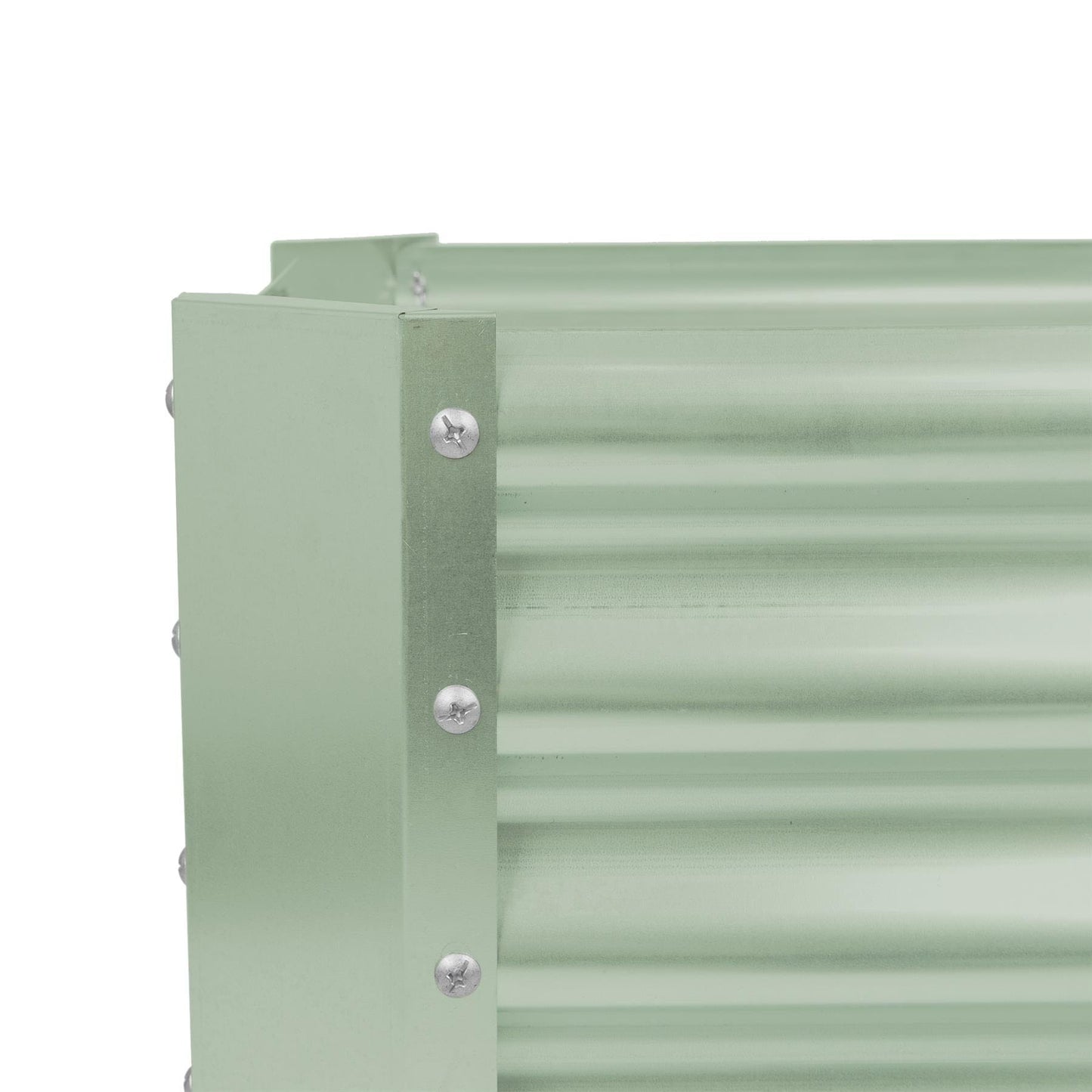 120cm x 120cm Square Galvanised Steel Raised Garden Bed