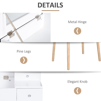 Medium-density fibreboard dresssing table