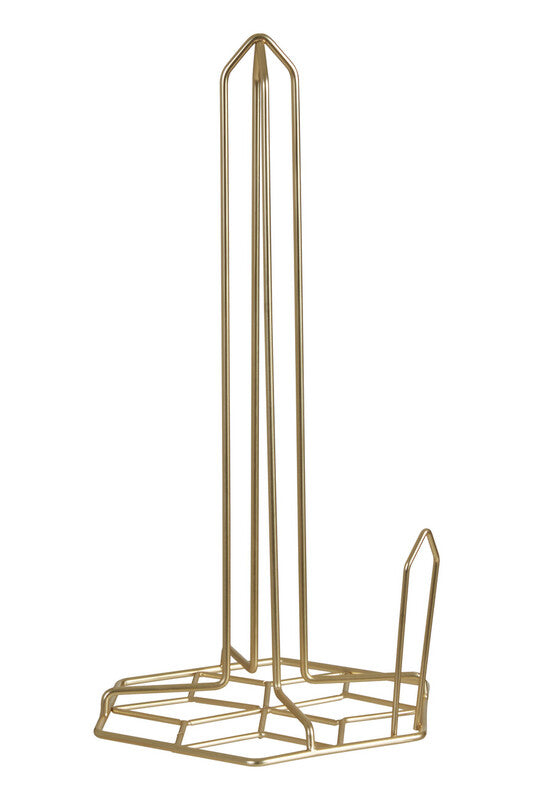 Vertex Kitchen Roll Holder With Matte Gold Finish