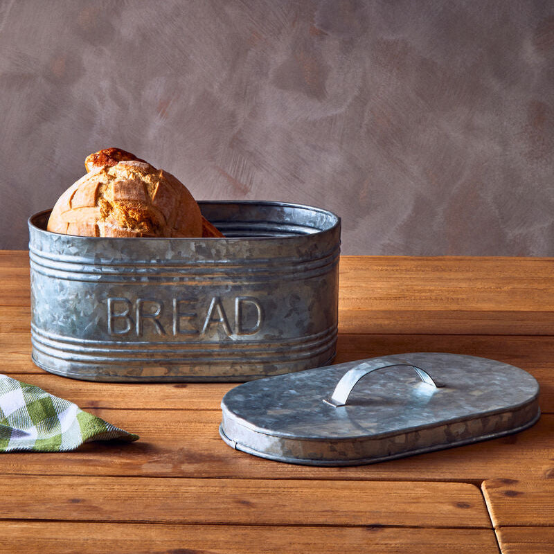 Drummond Galvanised Steel Bread Bin