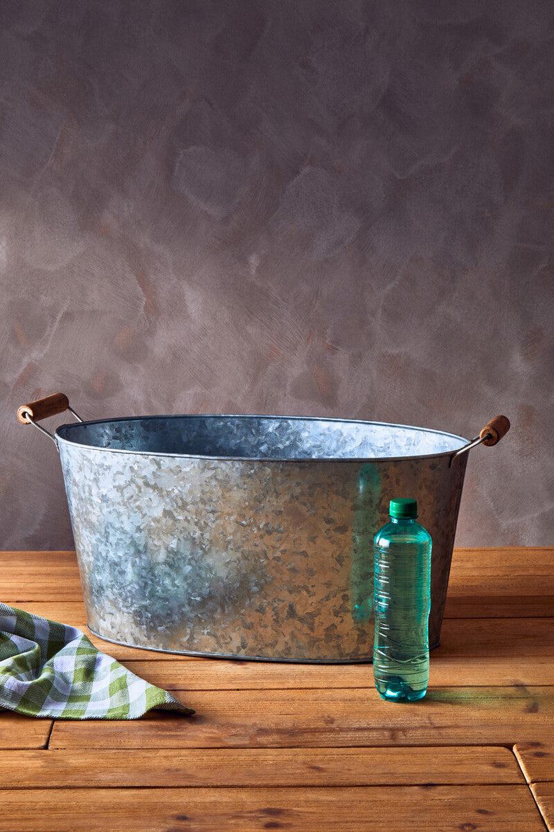 Drummond Large Boat Shape Galvanised Steel Tray