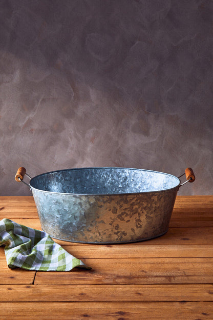 Drummond Large Boat Shape Galvanised Steel Tray