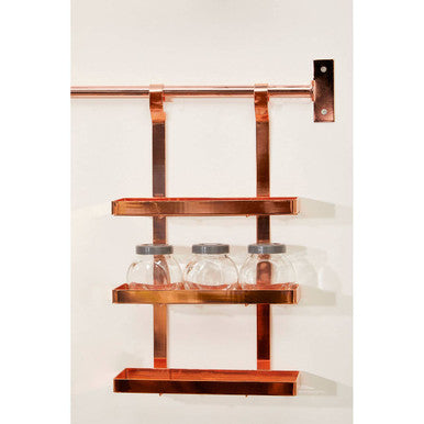 Sorello Rose Gold Three Level Hanging Rack