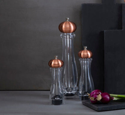 Cody Salt / Pepper Medium Clear and Copper Mill