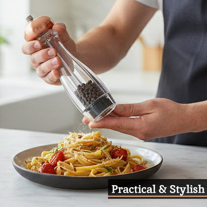 Cody Salt / Pepper Medium Clear and Copper Mill