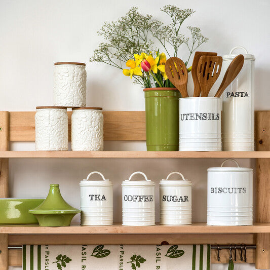 Sketch Cream Utensil Holder