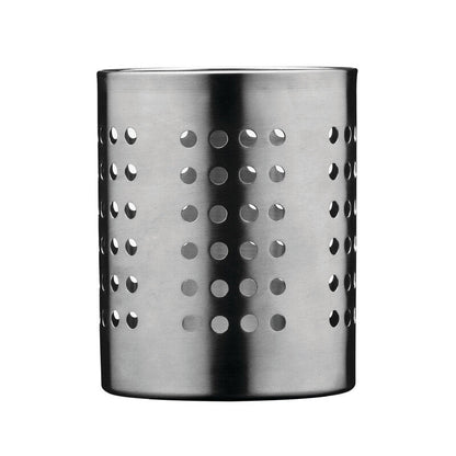 Soren Brushed Stainless Steel Cutlery Caddy