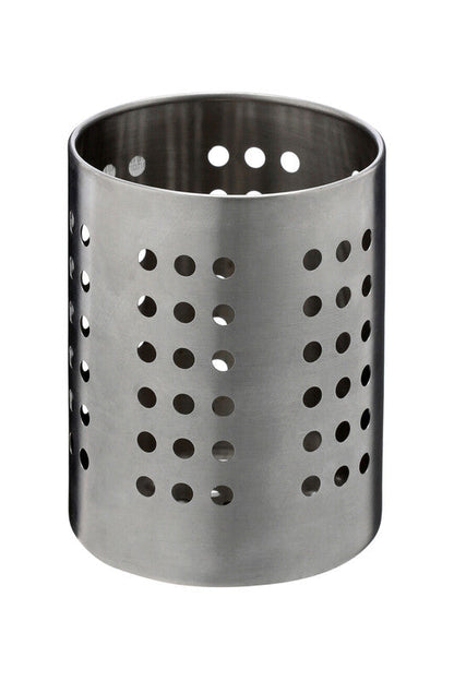 Soren Brushed Stainless Steel Cutlery Caddy