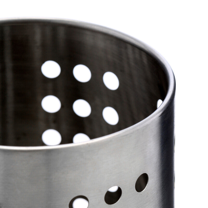 Soren Brushed Stainless Steel Cutlery Caddy
