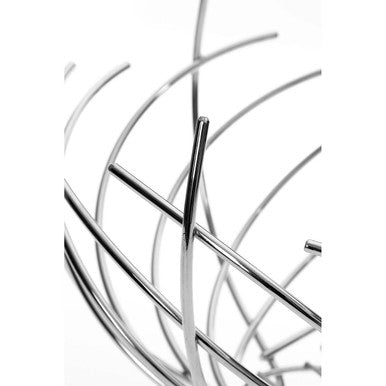Nest Shape Chrome Fruit Basket