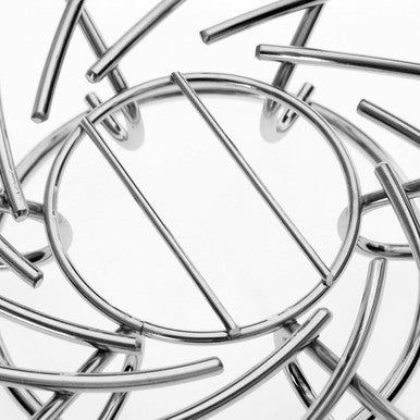 Nest Shape Chrome Fruit Basket