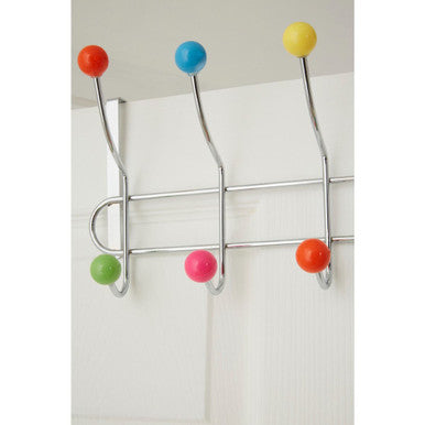 Jaxen Multi Colour 10 Hook Over Door Hanger
