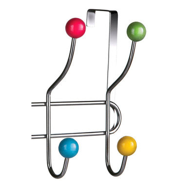 Jaxen Multi Colour 10 Hook Over Door Hanger