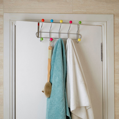 Jaxen Multi Colour 10 Hook Over Door Hanger