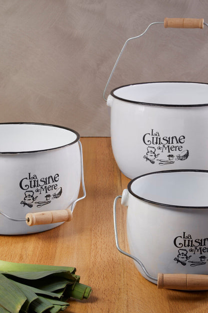 La Cuisine De Mere Set of 3 Storage Pots