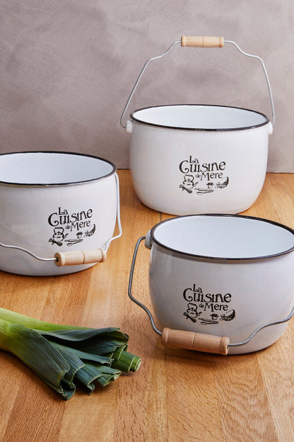 La Cuisine De Mere Set of 3 Storage Pots